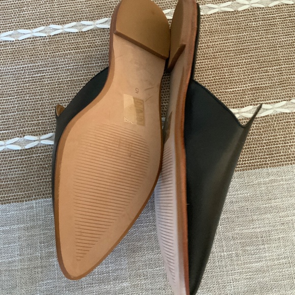 Madewell Gemma Mule Pointed Toe Black Slip On - Picture 4 of 7